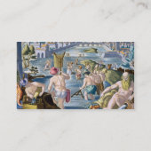 網を使用して浅瀬で採取して、96をのためのめっきして下さい 名刺 (裏面)