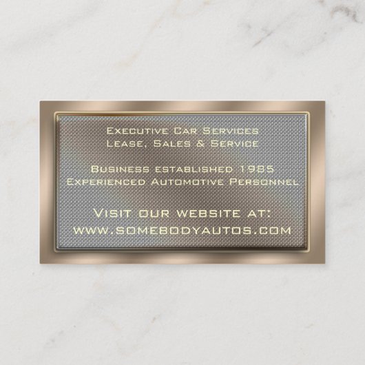 網パネルの名刺 名刺 (裏面)