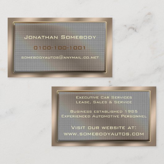 網パネルの名刺 名刺 (正面/裏面)