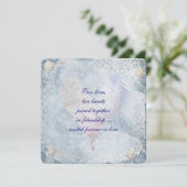 網付き青縁ど貝殻 招待状 (スタンド正面)