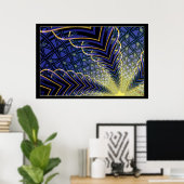 網掛け ポスター (ホームオフィス)