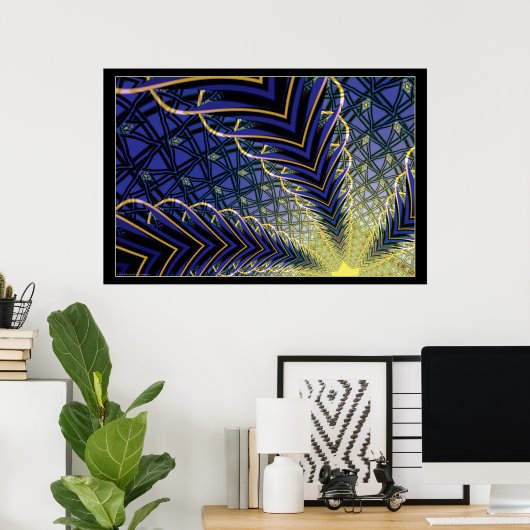 網掛け ポスター (ホームオフィス)