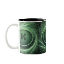 網状の緑色の模様