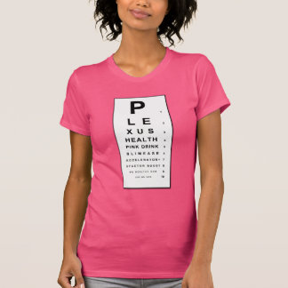 網状組織の視力検査表 Tシャツ
