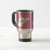 網状組織ウェストヴァージニア トラベルマグ (正面左)