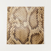 網目状ニシキヘビ,皮膚,ヘビ,網状体 タペストリー (正面(横))