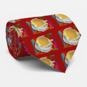 網膜の専門家メンズタイ--お洒落 ネクタイ (ロール)