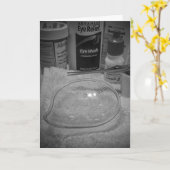 「網膜の救済」お見舞いカード カード (黄色い花)