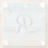 網航海のと花とモノグラム ガラスコースター (裏面)