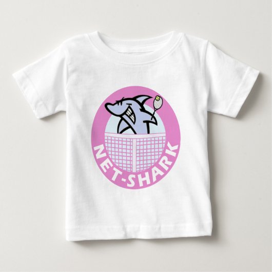 網鮫ピンク ベビーTシャツ (正面)