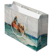 網（1887年）を風の強いホーマーで引っ張る ラージペーパーバッグ (正面アングル)