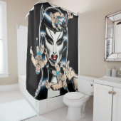 綴じ込んだ シャワーカーテン (インサイチュ)