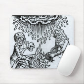 綴り1489年を作っている魔法使い マウスパッド (マウス)