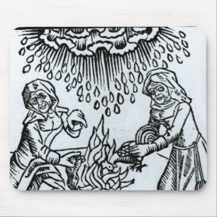 綴り1489年を作っている魔法使い マウスパッド