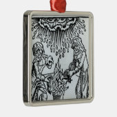 綴り1489年を作っている魔法使い メタルオーナメント (右)