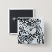 綴り1489年を作っている魔法使い 缶バッジ (正面&裏面)