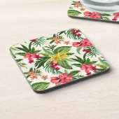 綺麗な花柄 コースター (左側)