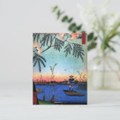 綾瀬川と金ヶ淵(綾瀬川鐘か淵) ポストカード (スタンド正面)