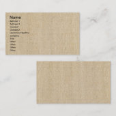 綿のキャンバスの高品質な質 名刺 (正面/裏面)