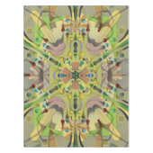 綿のテーブルクロスの抽象芸術のgeo 52x70は0641aをじりじり動かします テーブルクロス (正面)