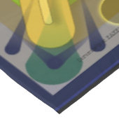 綿のテーブルクロスの抽象芸術のgeo 60x84は0640jをじりじり動かします テーブルクロス (アングル)