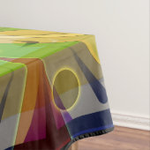 綿のテーブルクロスの抽象芸術のgeo 60x84は0640jをじりじり動かします テーブルクロス (インサイチュ)