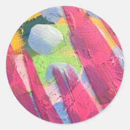 綿のデザイン ラウンドシール