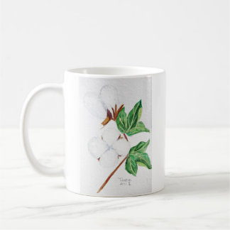綿のボールの植物のマグ コーヒーマグカップ