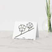 綿のボールカード カード (裏面)