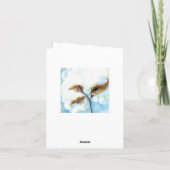 綿のボールNotecard カード (裏面)