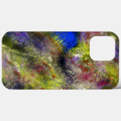 綿の上に砂州で散らばった黄色絵を描の赤色の赤 Case-Mate iPhoneケース (裏面 (横))