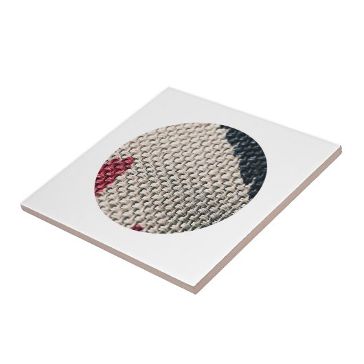 綿の亜麻の表面マテリアルテクスチャ タイル (側面)