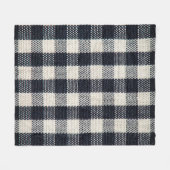 綿の布地のテクスチャの背景を格子状にします。 フリースブランケット (正面(横))