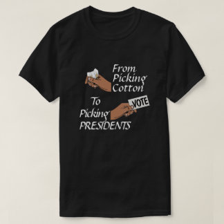 綿の摘み取りから社長の選びまでTシャツ Tシャツ