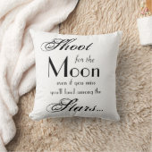 綿の装飾用クッションを採点し、月を撮影する クッション (ブランケット)