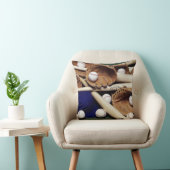 綿の装飾用クッションを採点する クッション (椅子)