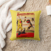 綿の装飾用クッション16" x 16" BARNUM及びベイリー クッション (ブランケット)