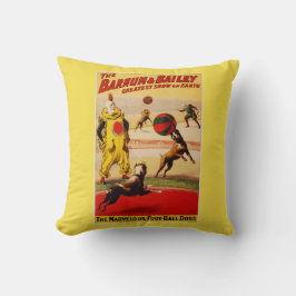 綿の装飾用クッション16" x 16" BARNUM及びベイリー クッション