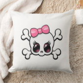 綿の装飾用クッション/スカル クッション (ブランケット)