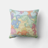 綿の装飾用クッション/漫画の恐竜のグレード クッション (裏面)