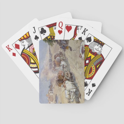 綿の輸送、インド1862年(w/c鉛筆のheiに トランプ (裏面)