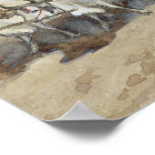 綿の輸送，インド， 1862 （鉛筆以上の幅/c） ポスター (角)