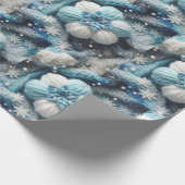 綿の雪片 ラッピングペーパー (角)