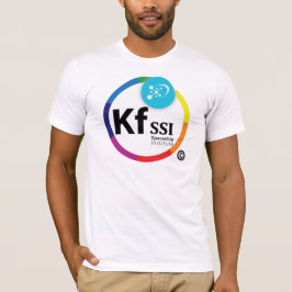 綿のTシャツのKFSSIのロゴ Tシャツ