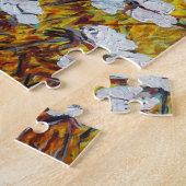 綿は背部家の守備につきます ジグソーパズル (側面)