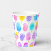 綿カラフルキャンディ水彩模様 紙コップ (右)