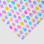 綿カラフルキャンディ水彩模様 薄葉紙 (詳細)