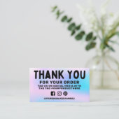 綿キャンディメディアインサート 名刺 (スタンド正面)