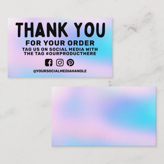 綿キャンディメディアインサート 名刺 (正面/裏面)