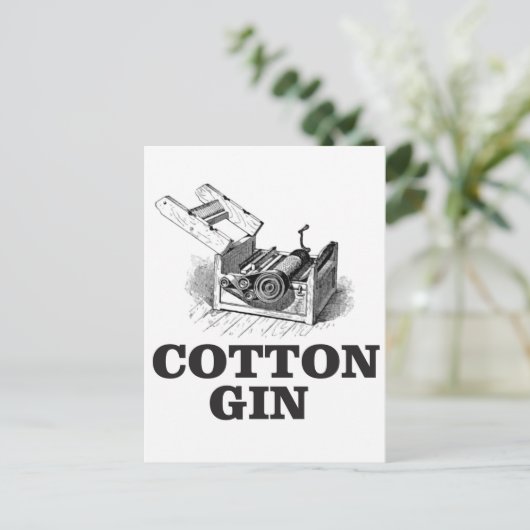 綿ジンbW ポストカード (スタンド正面)